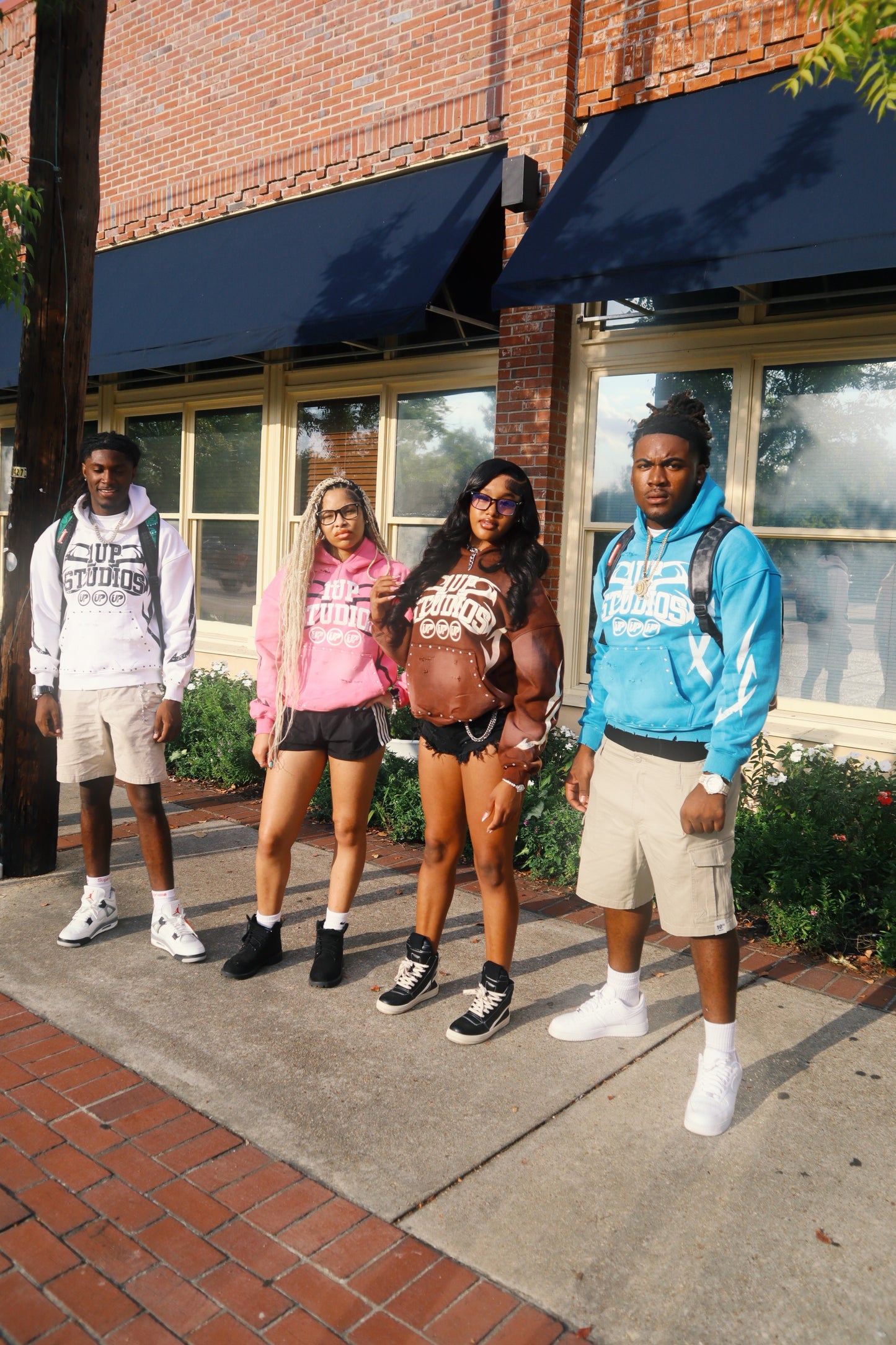 BROWN 1UP HOODIE