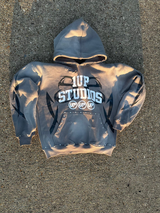 GREY 1UP HOODIE
